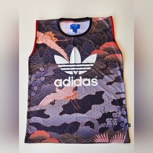 🔥 adidas x Rita Ora Collab Kimono Print Shirt - Size S 🔥